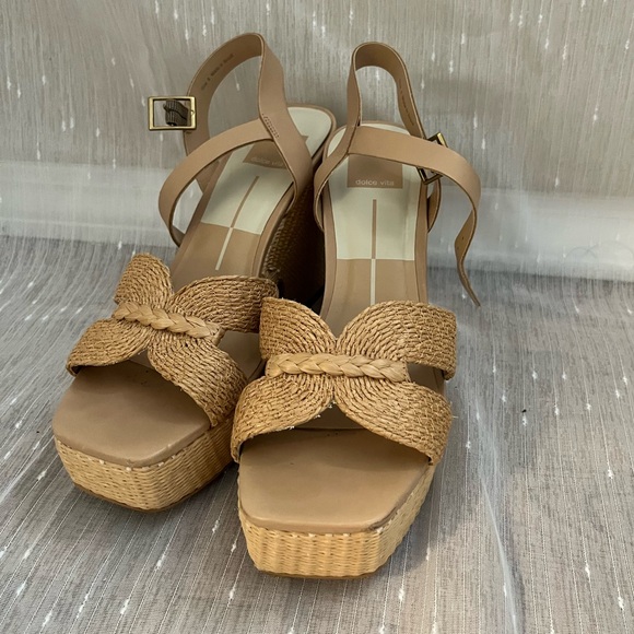 Dolce Vita Shoes - Woven Raffia Platform Sandal